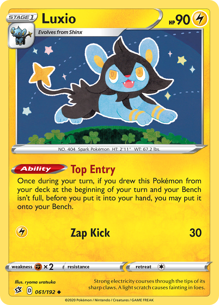 Luxio 061 SWSH02: Rebel Clash Uncommon