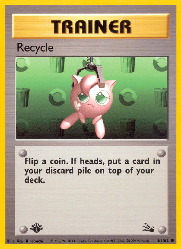 Recycle 61 Fossil Common Lightly Played