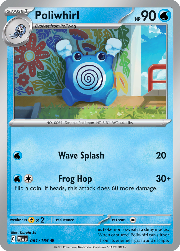 Poliwhirl 061 SV: Scarlet & Violet 151 Common