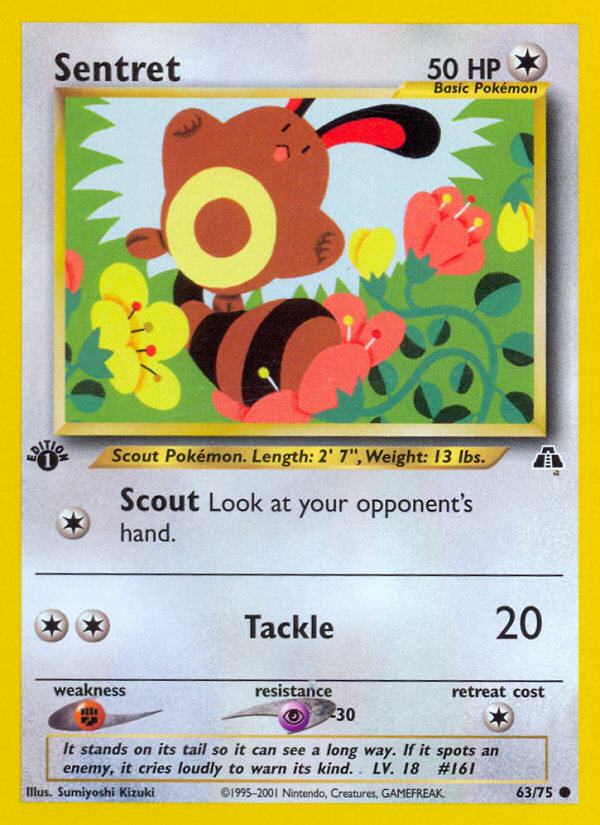 Sentret 63 Neo Discovery Common Near Mint