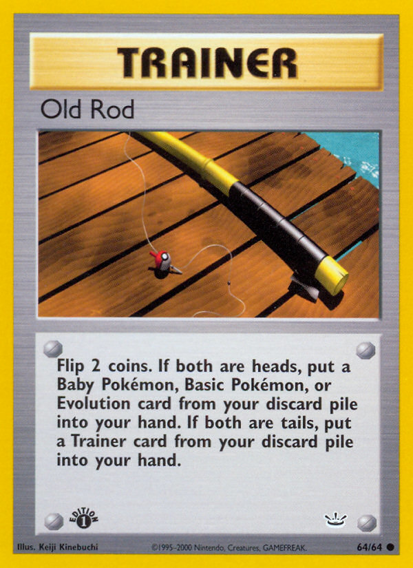 Old Rod 64 Neo Revelation Common Lightly Played