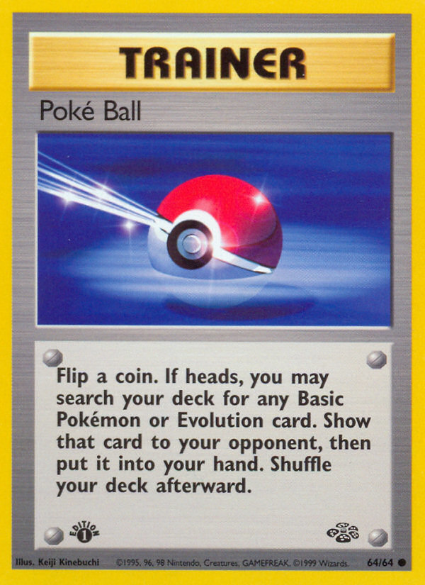 Poke Ball 64 Jungle Common Lightly Played