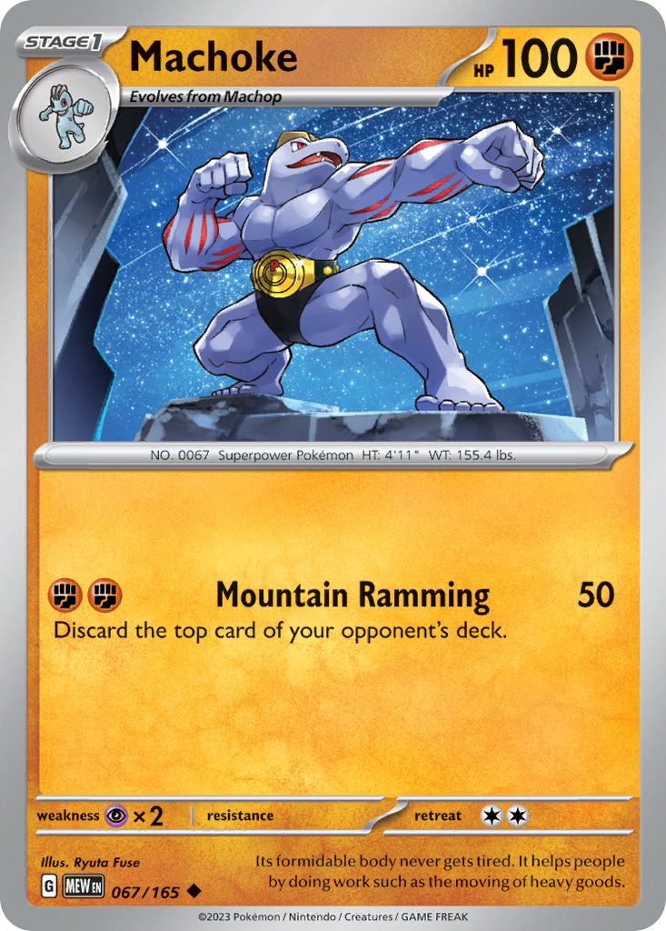 Machoke 067 SV: Scarlet & Violet 151 Uncommon Lightly Played