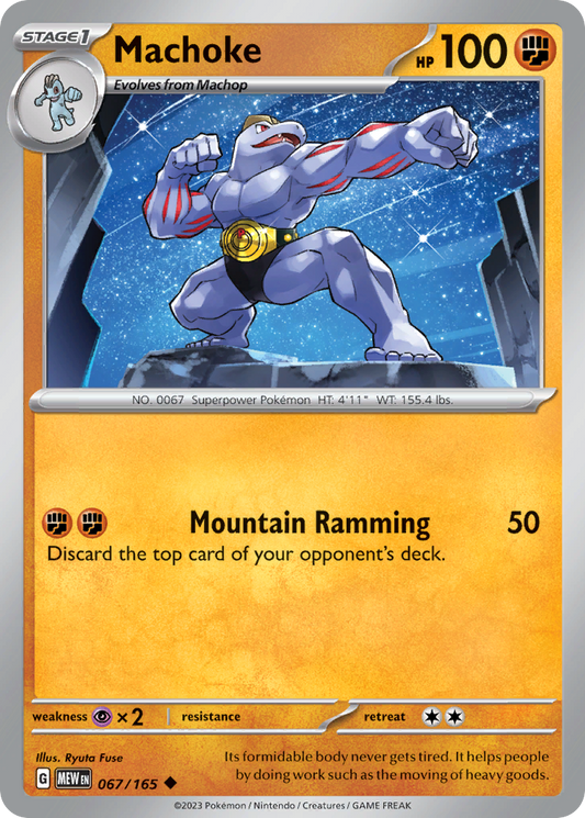 Machoke 067 SV: Scarlet & Violet 151 Uncommon