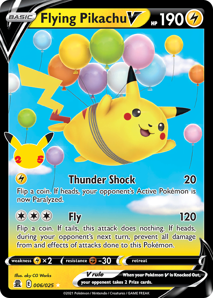 Flying Pikachu V 006 Celebrations Ultra Rare
