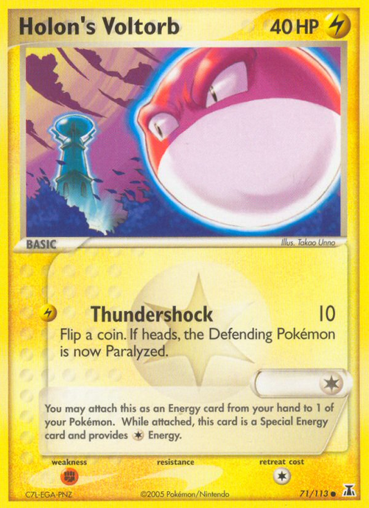 Holon's Voltorb 71 Delta Species Common