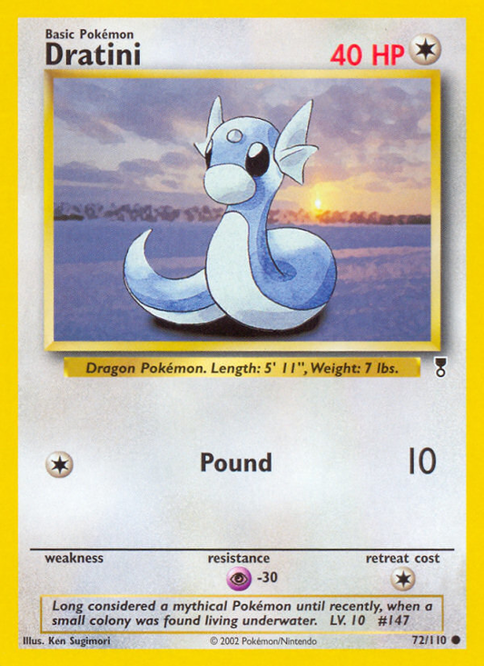Dratini 072 Legendary Collection Common Near Mint