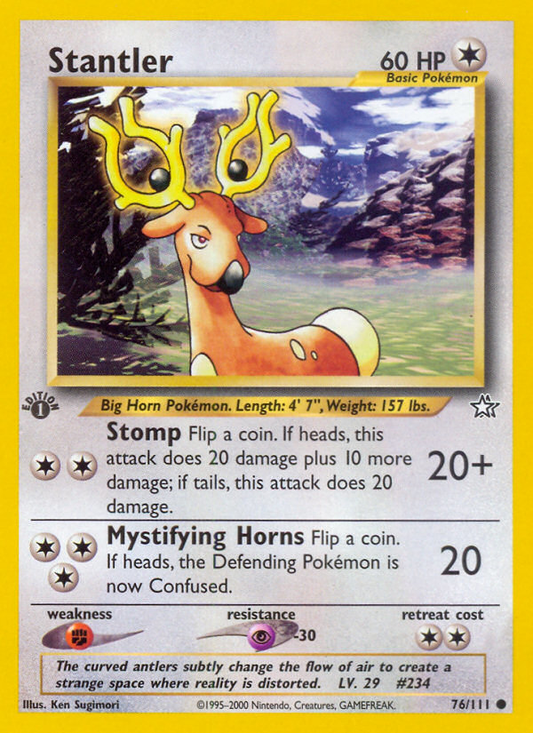 Stantler 076 Neo Genesis Common