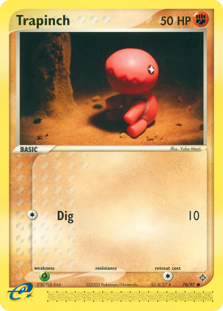 Trapinch 78 Dragon Common Lightly Played
