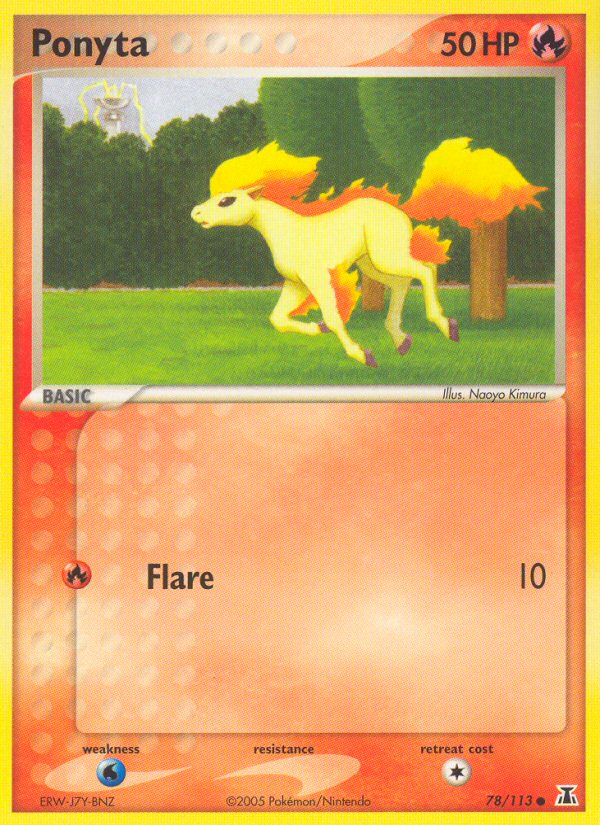 Ponyta 78 Delta Species Common