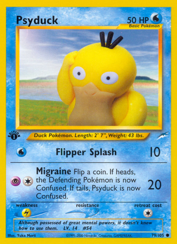 Psyduck 079 Neo Destiny Common Near Mint