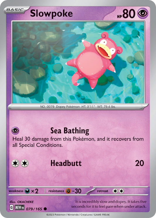 Slowpoke 079 SV: Scarlet & Violet 151 Common