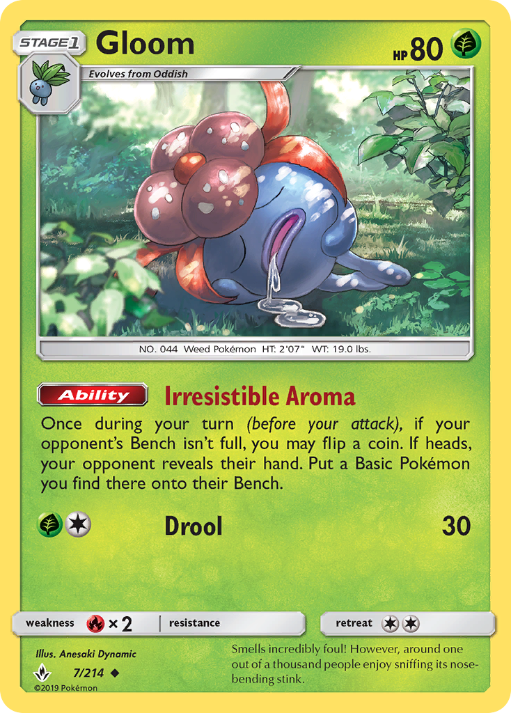 Gloom 7 SM - Unbroken Bonds Uncommon