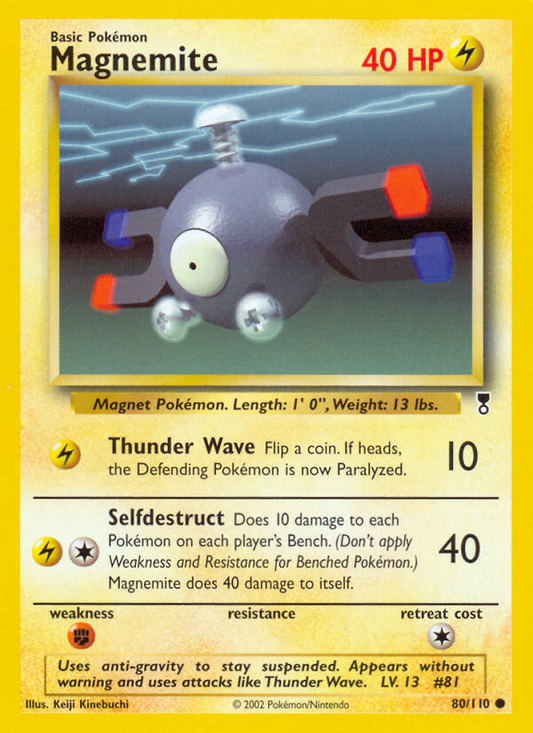 Magnemite 080 Legendary Collection Common Near Mint