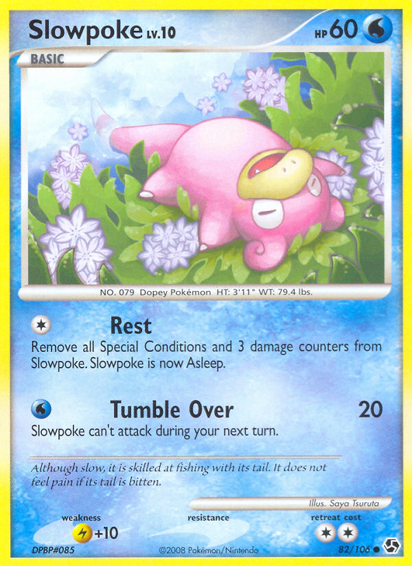 Slowpoke 82 Great Encounters Common Near Mint