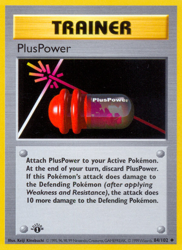 PlusPower 084 Base Set Uncommon Lightly Played
