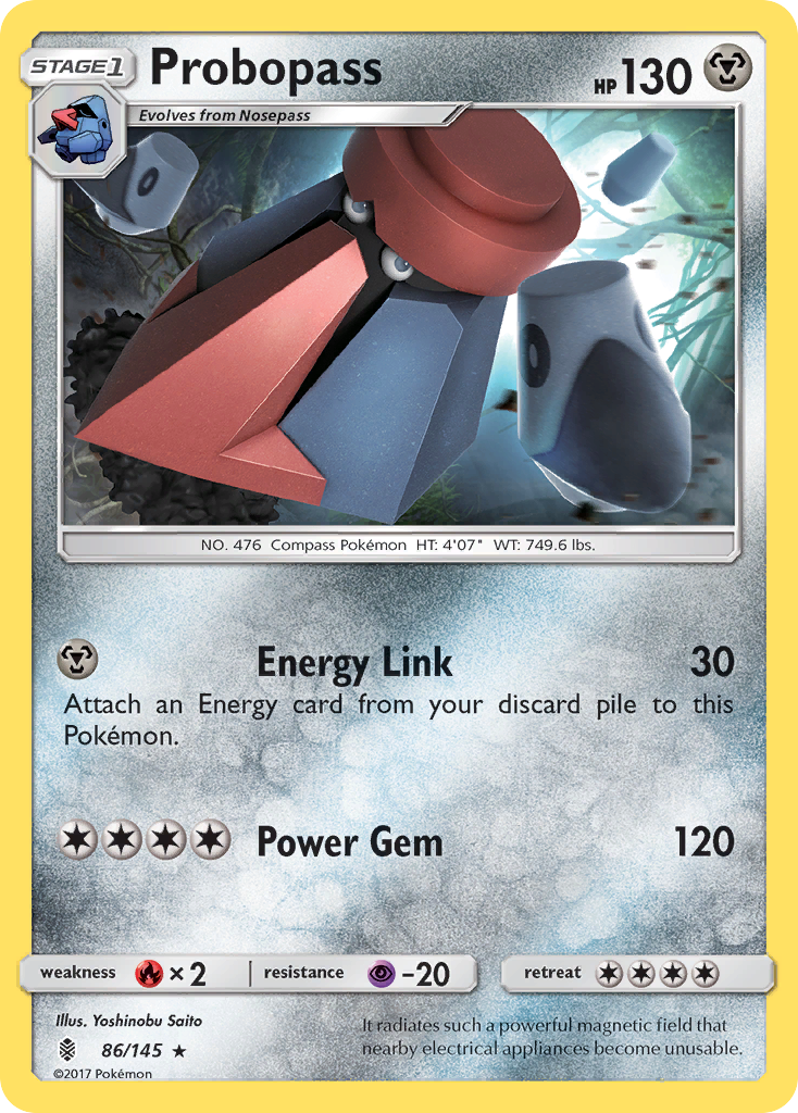 Probopass 86 SM - Guardians Rising Rare Lightly Played