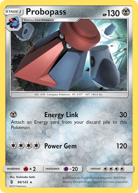 Probopass 86 SM - Guardians Rising Rare Lightly Played