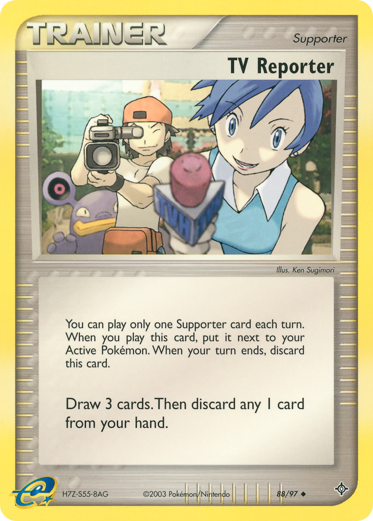 TV Reporter 88 Dragon Uncommon Lightly Played