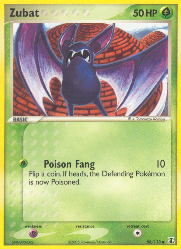 Zubat 88 Delta Species Common Lightly Played