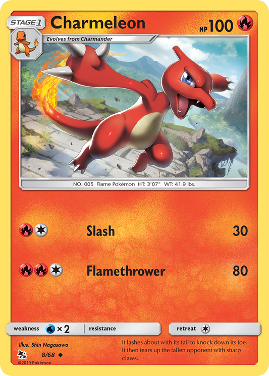Charmeleon 8 Hidden Fates Uncommon