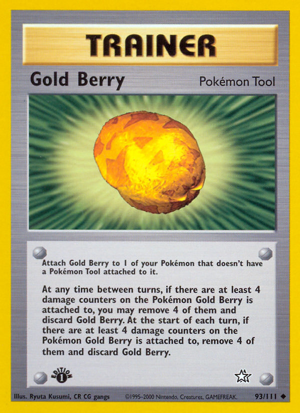 Gold Berry 093 Neo Genesis Uncommon