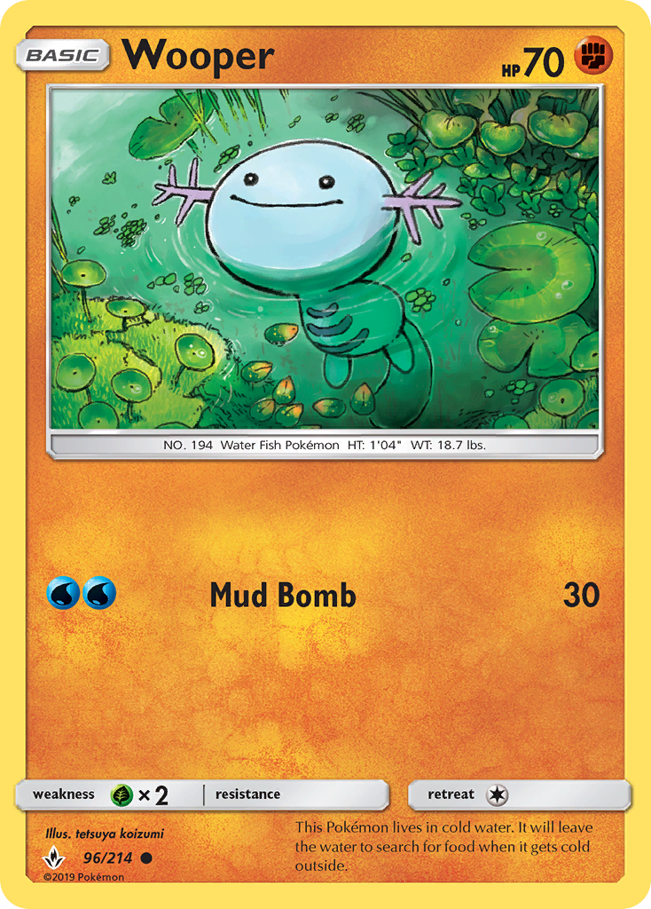 Wooper 96 SM - Unbroken Bonds Common