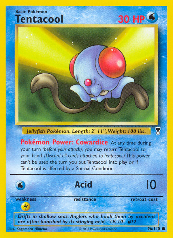 Tentacool 096 Legendary Collection Common Near Mint