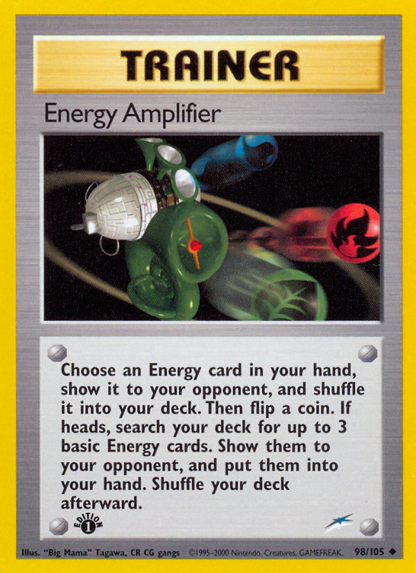 Energy Amplifier 098 Neo Destiny Uncommon Lightly Played