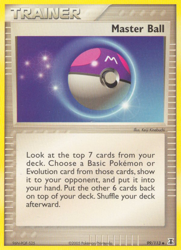 Master Ball 99 Delta Species Uncommon