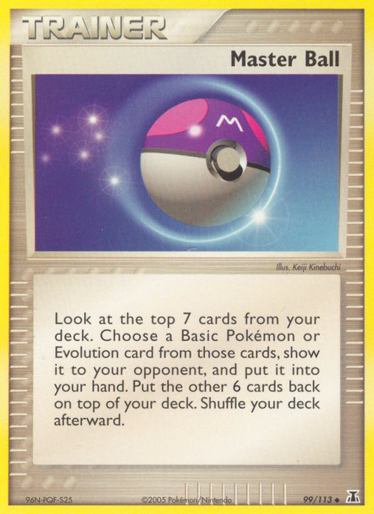 Master Ball 99 Delta Species Uncommon