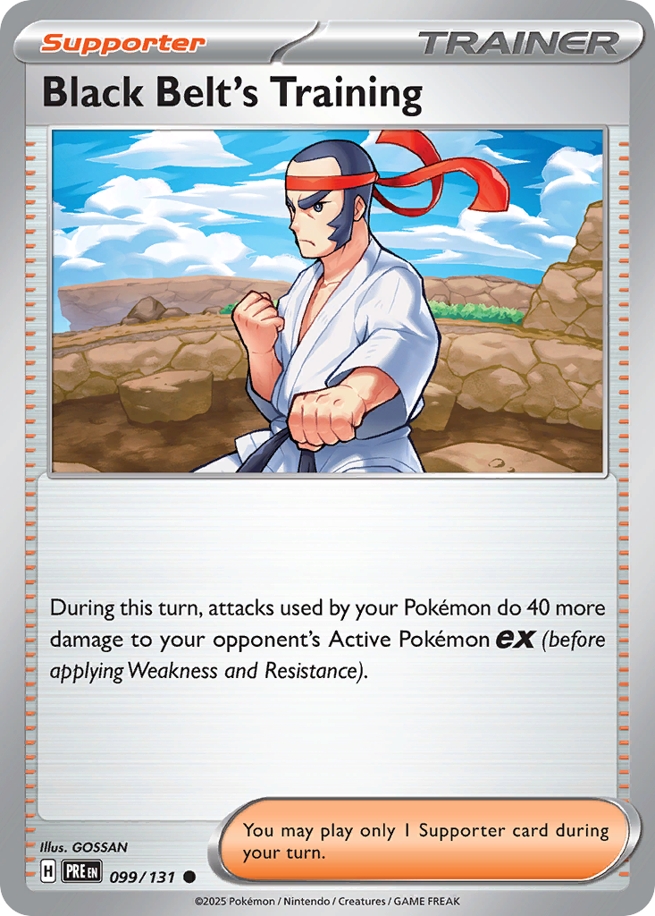 Black Belt's Training 099 SV: Prismatic Evolutions Common