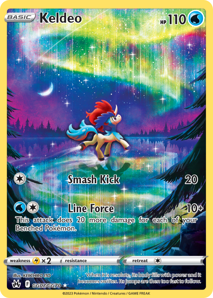 Keldeo GG07 Crown Zenith: Galarian Gallery Ultra Rare