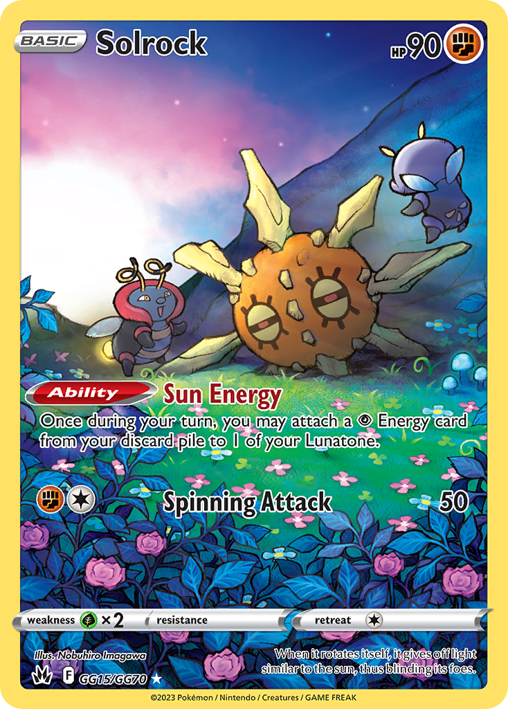 Solrock GG15 Crown Zenith: Galarian Gallery Ultra Rare