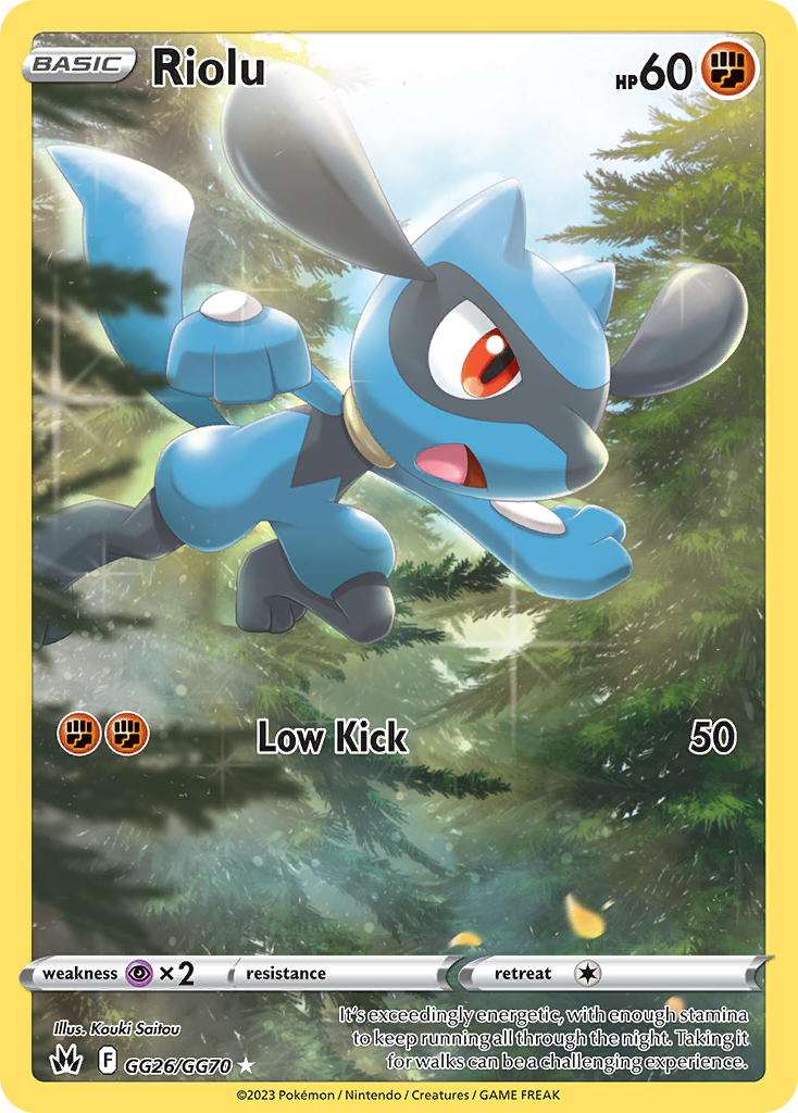 Riolu GG26 Crown Zenith: Galarian Gallery Ultra Rare