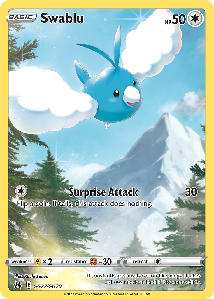 Swablu GG27 Crown Zenith: Galarian Gallery Ultra Rare