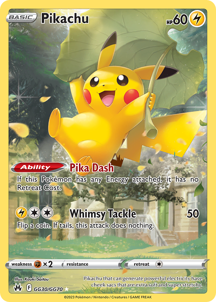 Pikachu GG30 Crown Zenith: Galarian Gallery Ultra Rare