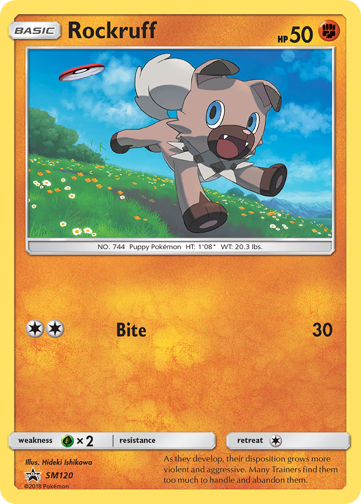 Rockruff SM120 SM Promos Promo Lightly Played