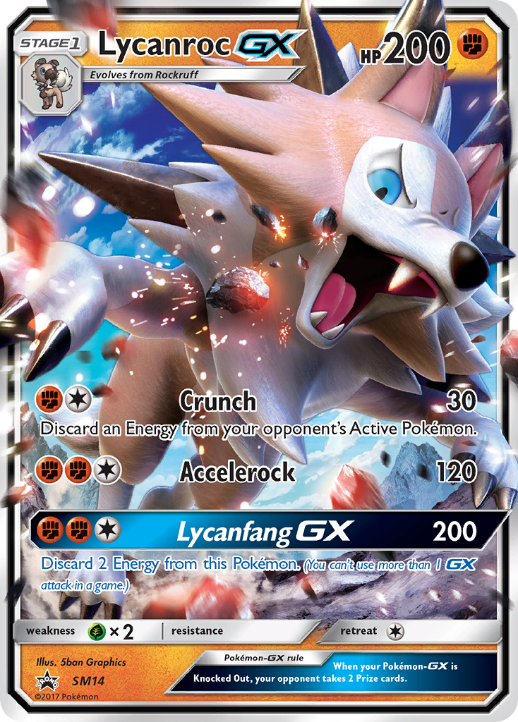 Lycanroc GX SM14 SM Promos Promo
