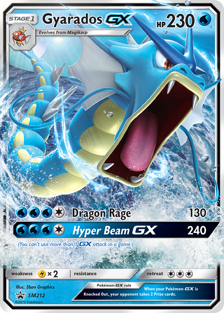 Gyarados GX SM212 SM Promos Promo