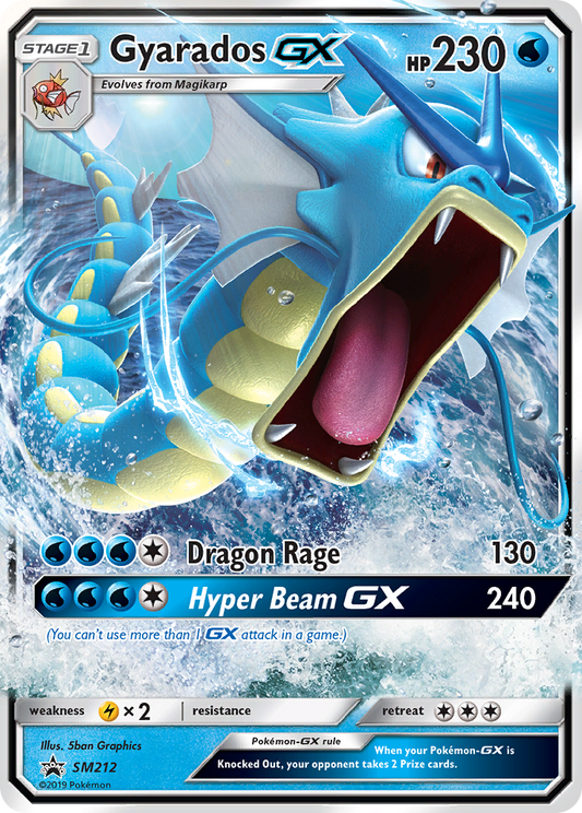 Gyarados GX SM212 SM Promos Promo
