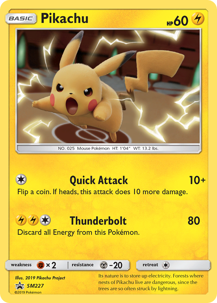 Pikachu SM227 SM Promos Promo Lightly Played