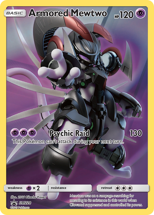 Armored Mewtwo SM228 SM Promos Promo Lightly Played
