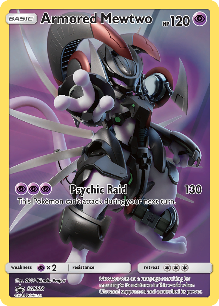 Armored Mewtwo SM228 SM Promos Promo