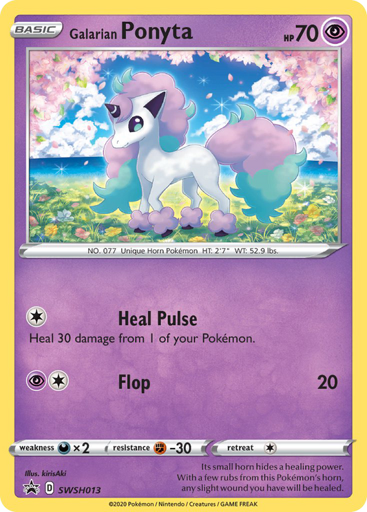 Galarian Ponyta SWSH013 SWSH: Sword & Shield Promo Cards Promo