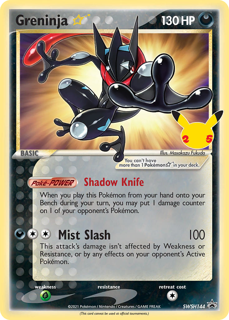 Greninja Star SWSH144 SWSH: Sword & Shield Promo Cards Promo Lightly Played