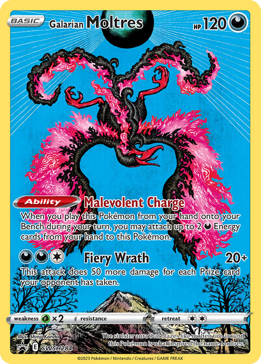 Galarian Moltres SWSH284 SWSH: Sword & Shield Promo Cards Promo