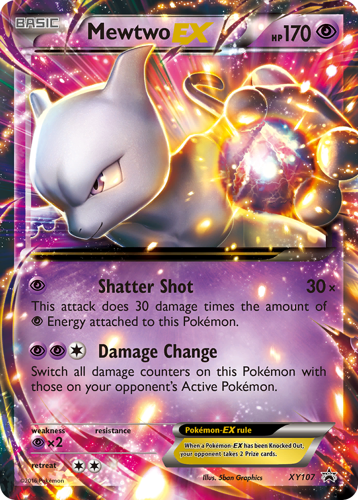 Mewtwo EX XY107 XY Promos Promo