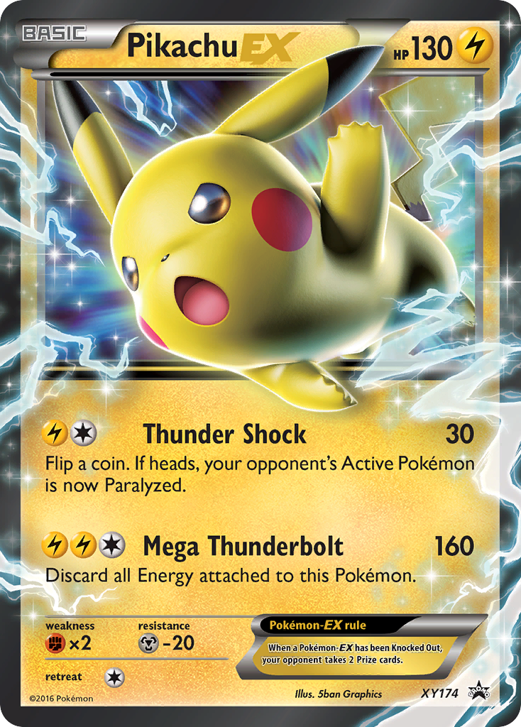 Pikachu EX XY174 XY Promos Promo