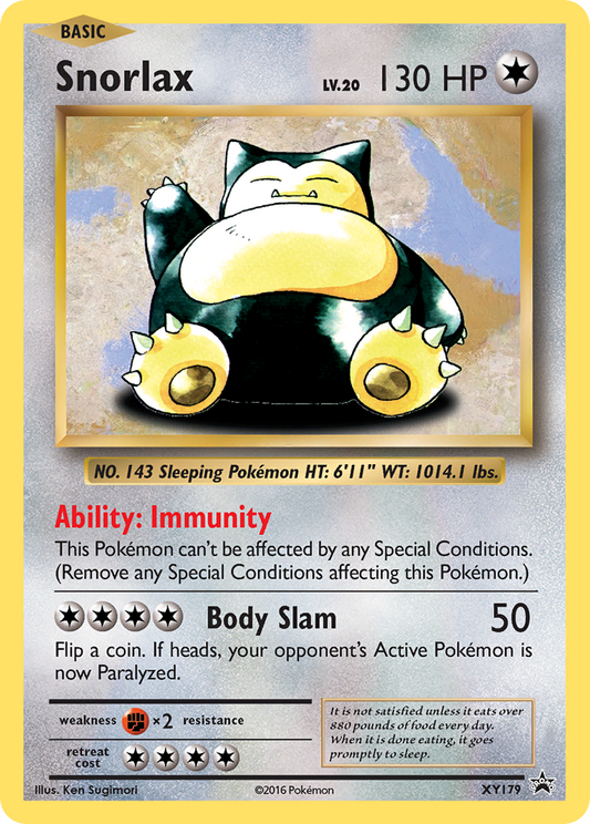 Snorlax XY179 XY Promos Promo